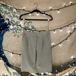 🌊 Banana Republic Houndstooth Pencil Skirt Size 0